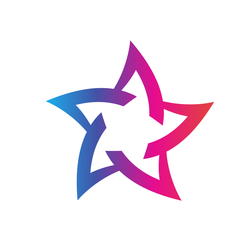 Logo design element star-14