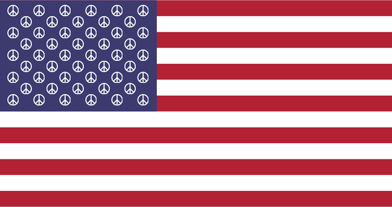 America Flag Peace