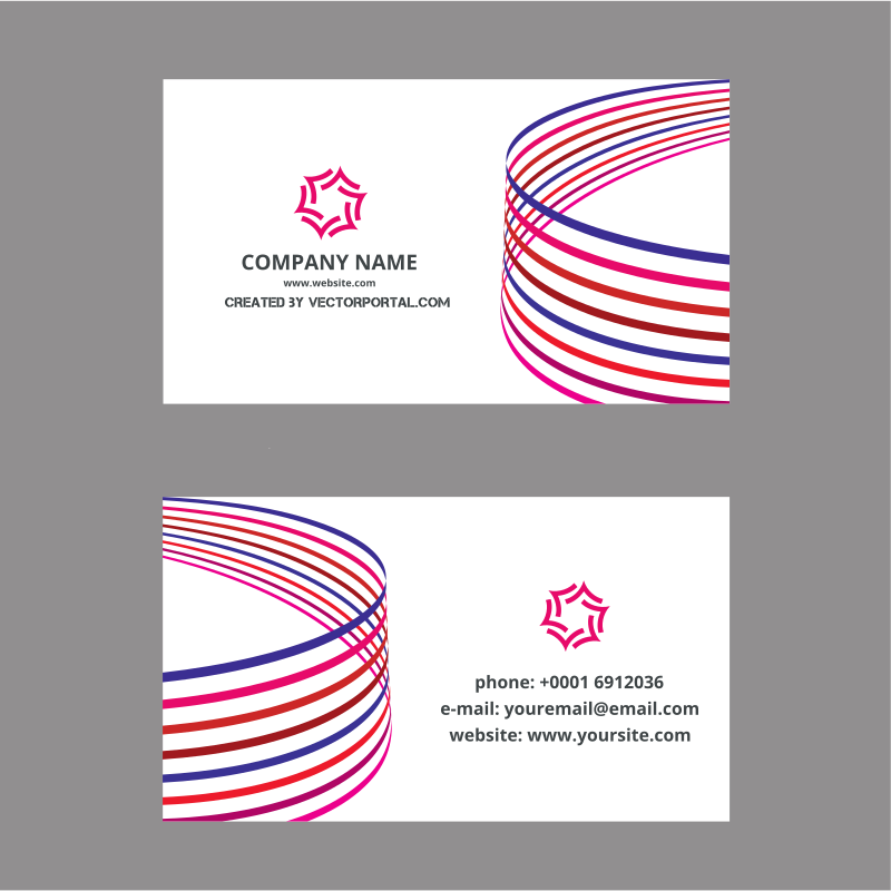 Business card template design (#2) 