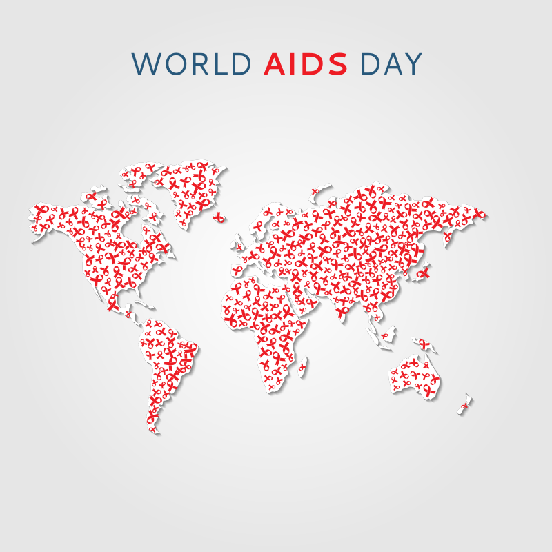 World AIDS day graphics