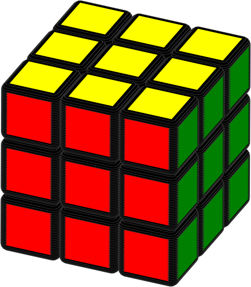 Animated Rubik's Cube