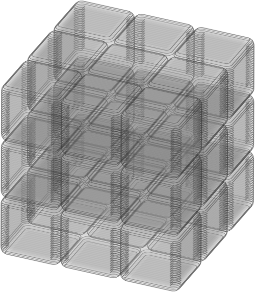 Animated Rubik's Cube
