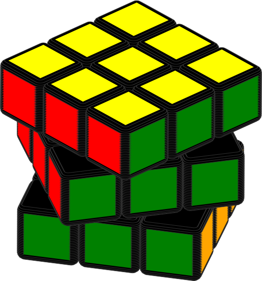 Animated Rubik's Cube