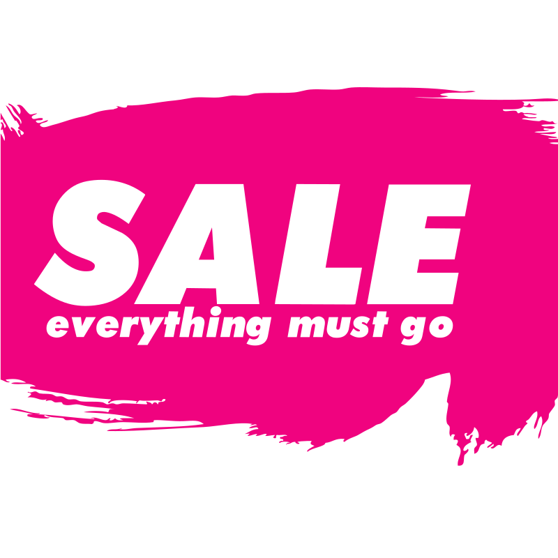 Sale banner for storefront