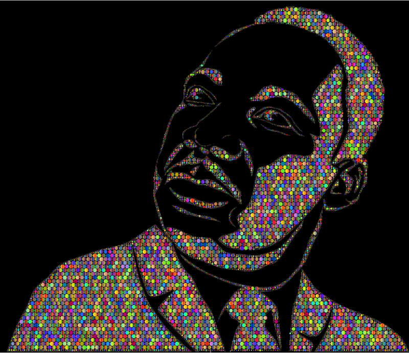 martin luther king stencil