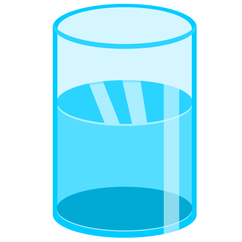 Glass of water (half)