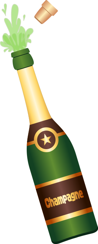 champagne bottle opening png