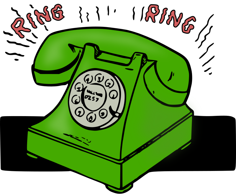 telephone ringing clipart