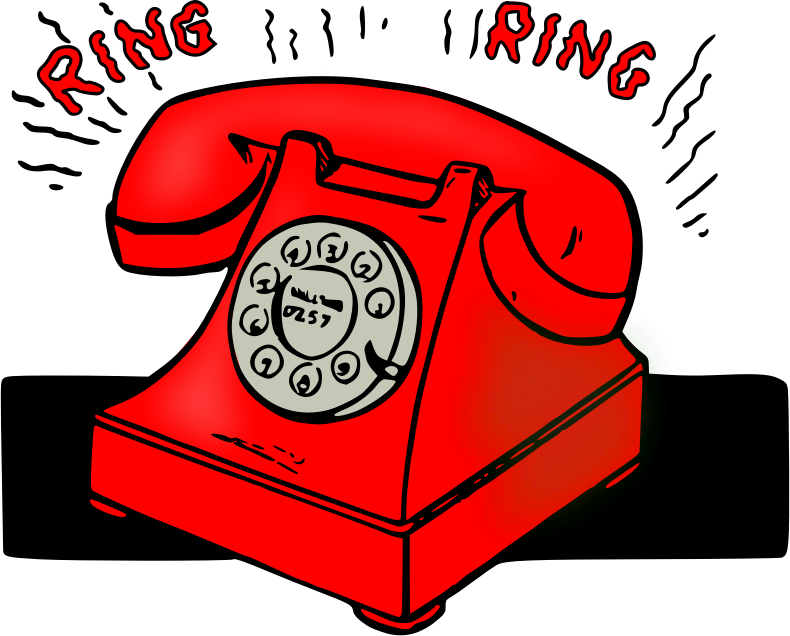 phone ringing clipart