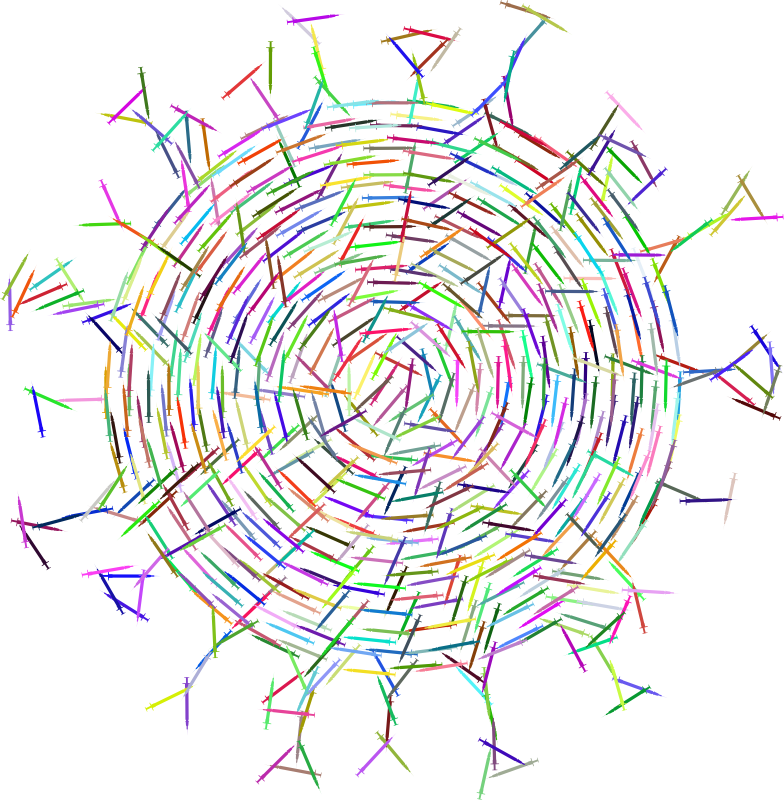 Corona Syringes Vaccine Colorful