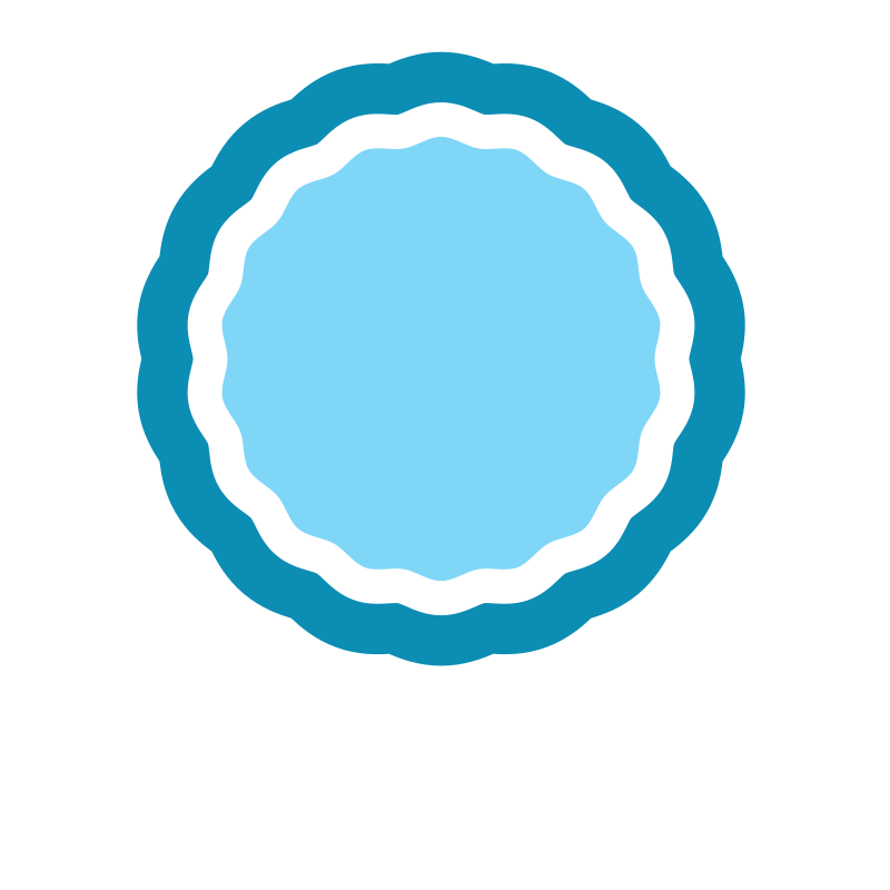 Blank blue sticker (#3)