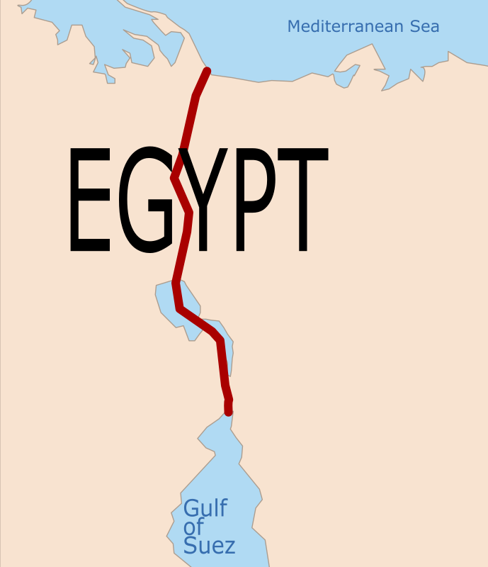 Suez Canal Map