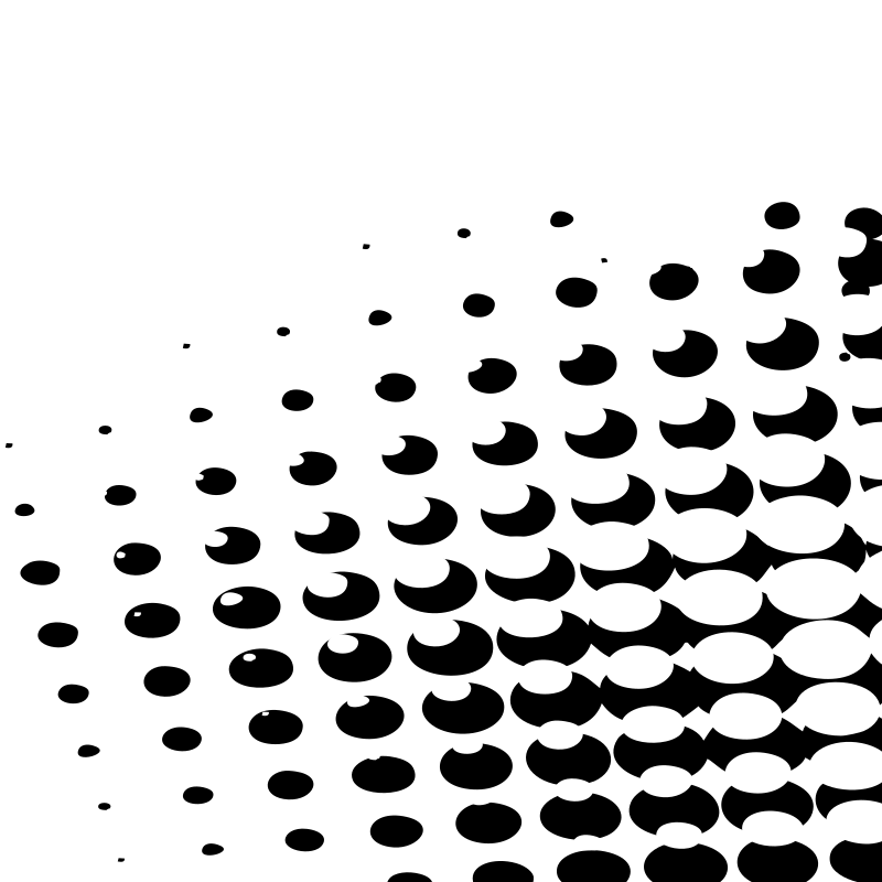 Black white halftone background