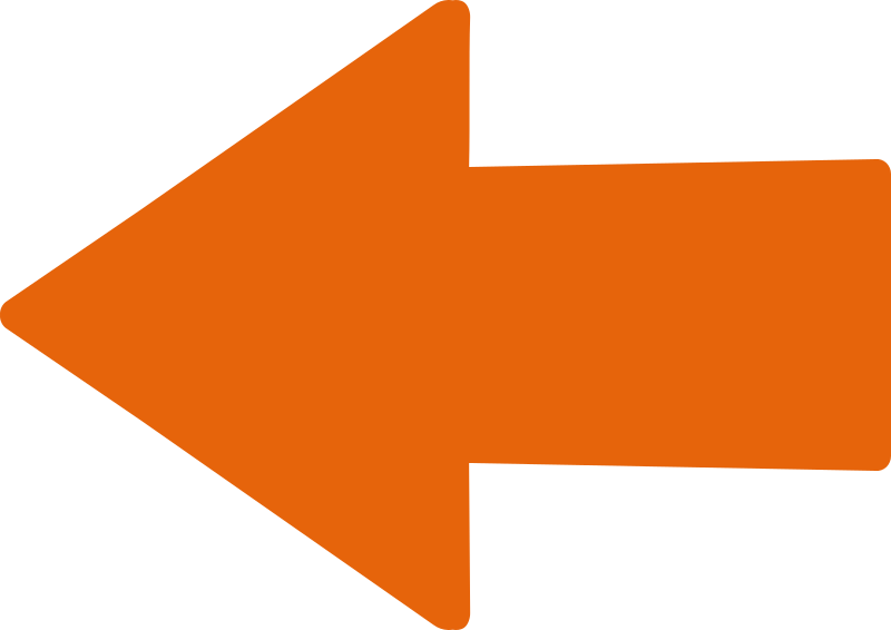 Straight Orange Arrow