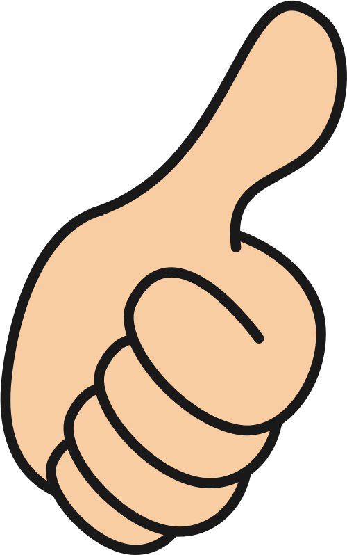 Thumb up and down - Openclipart