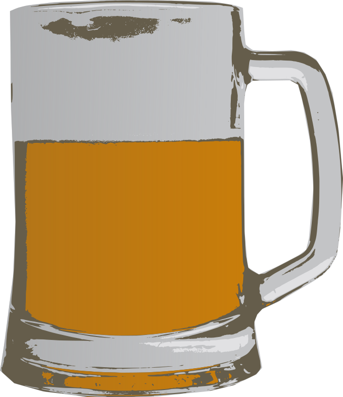 Flat Beer Mug