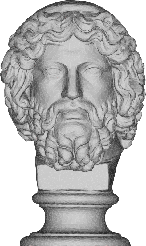 Zeus Bust 3D