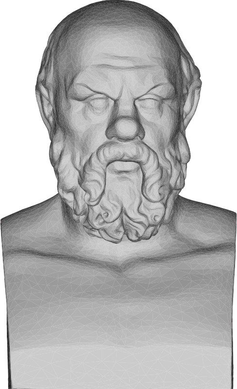 Socrates Bust 3D
