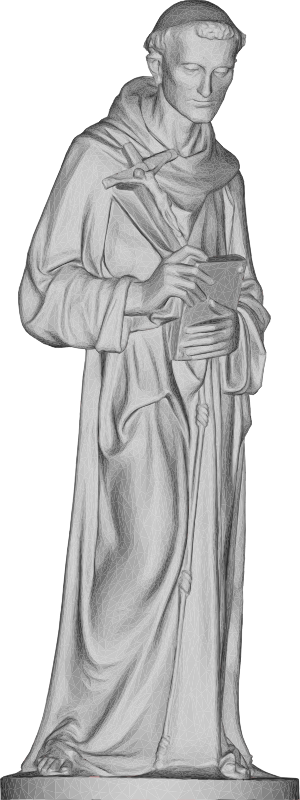 Francesco Assisi Statue 3D
