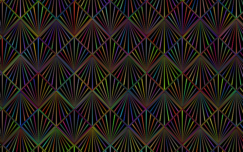 Shell Rays Pattern Polyprismatic With BG