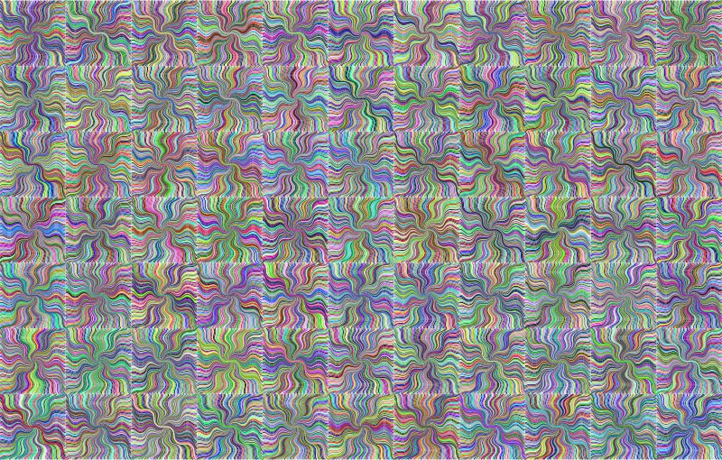 Swirls Line Art Colorful Type II