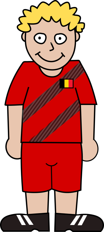 Soccerplayer Belgium 2021