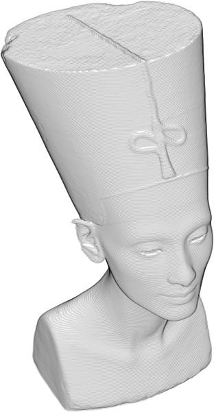 Animated Nefertiti Bust