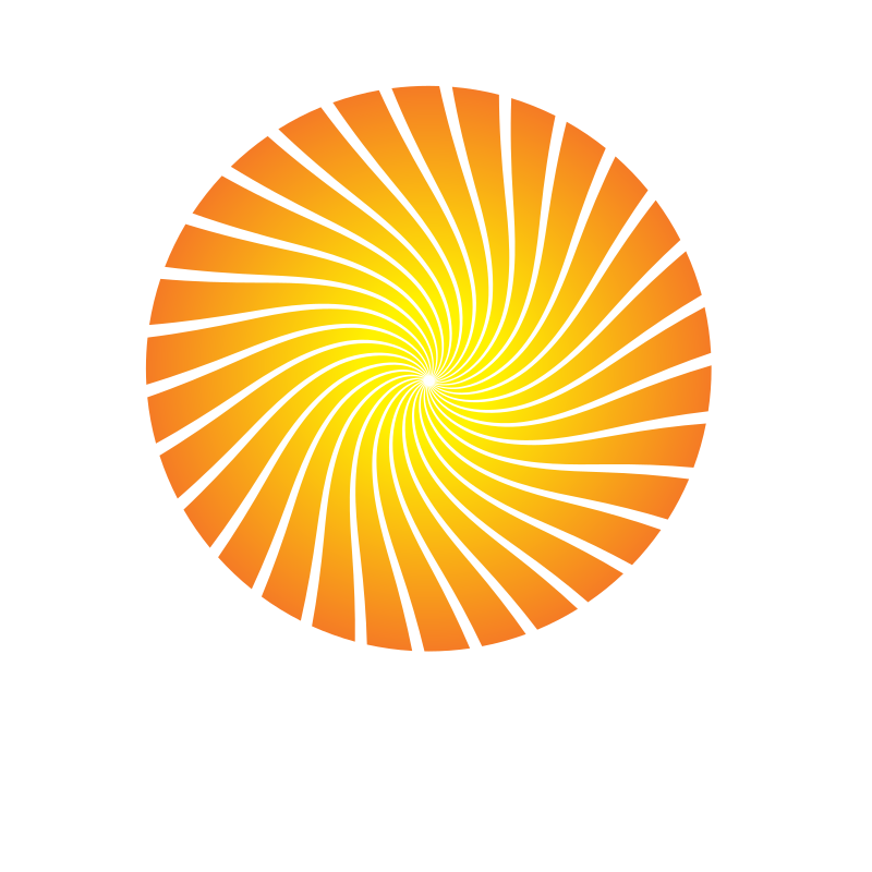 Yellow radial beams