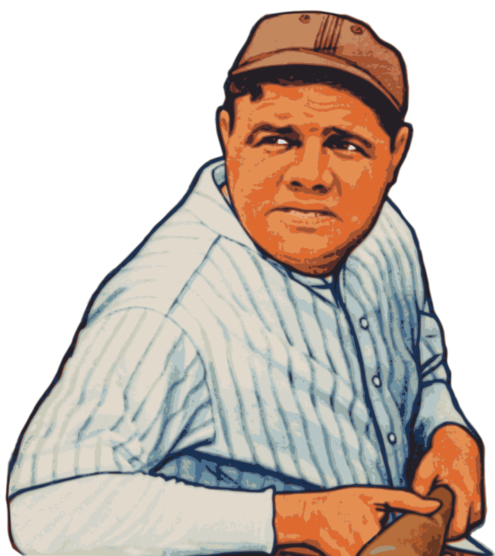 babe ruth drawing