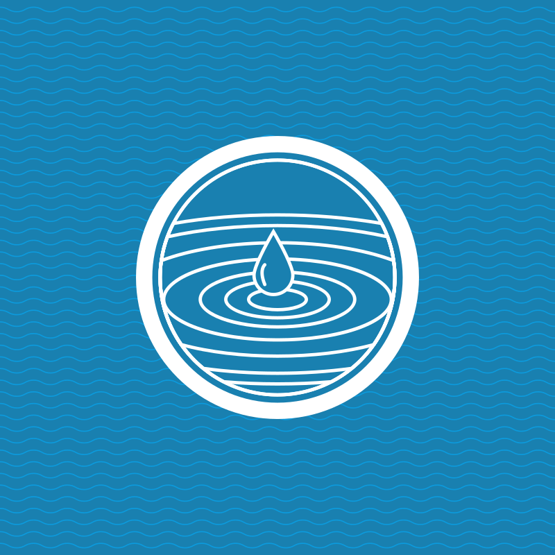 Water drop logotype concept