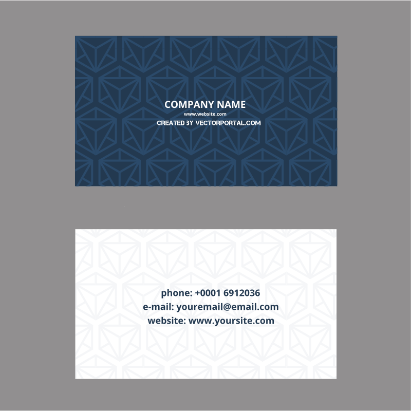 Business card template