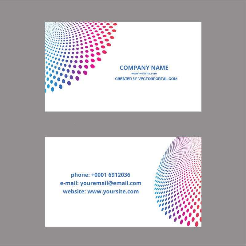 Business card template