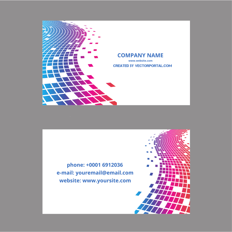 Business card template