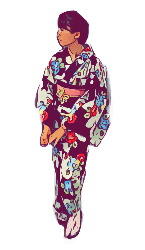 Summer Kimono Girl