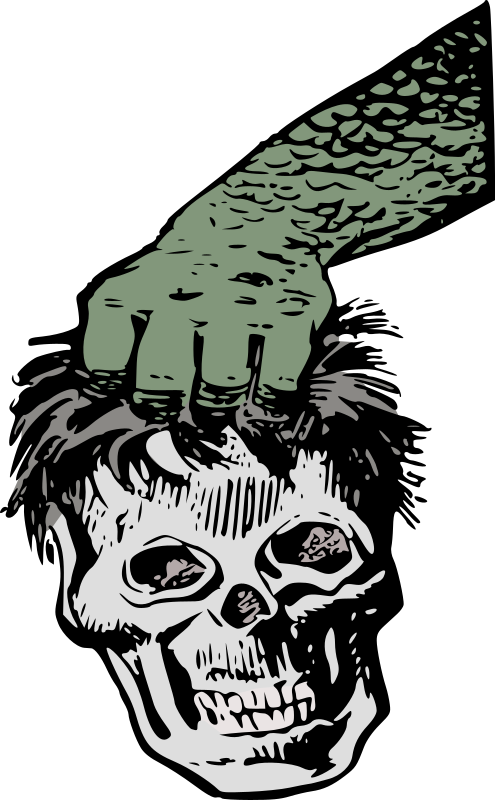 Skull and Hand - Colour Remix