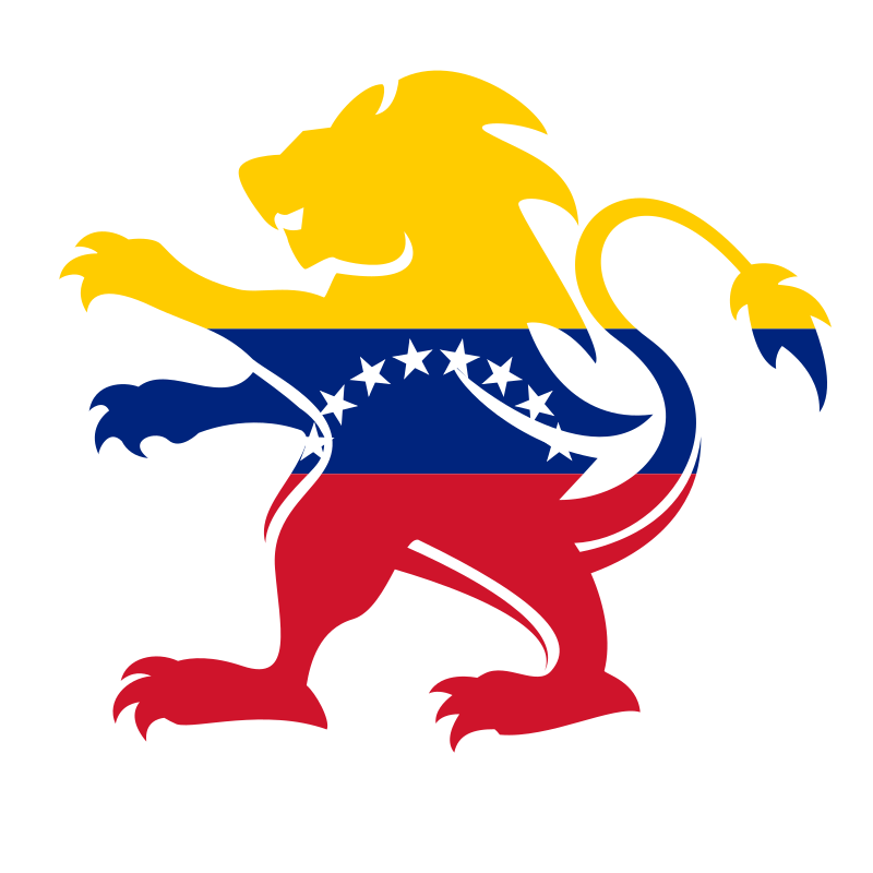 Flag of Venezuela heraldic lion