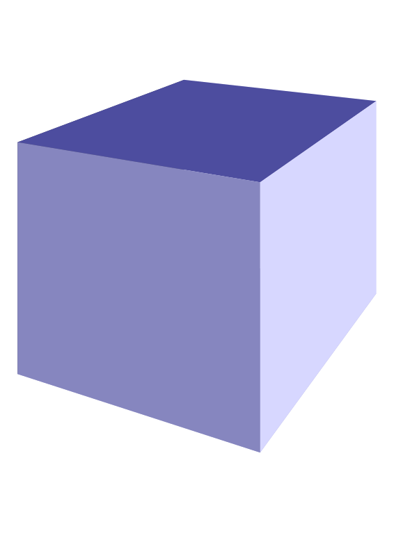 purple cube