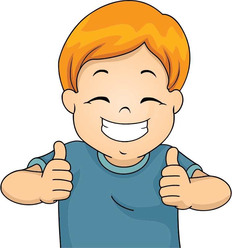 Boy With Two Thumbs Up Openclipart