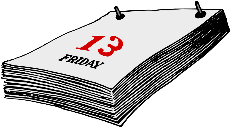 friday the 13th calendar