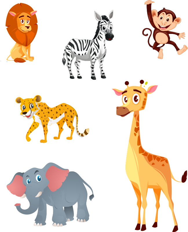 Zoo animals - Openclipart