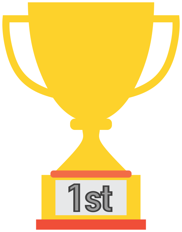 First Place Trophy Clipart