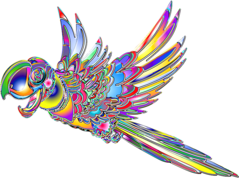 Parrot By GraphicMama-team Prismatic Enhanced