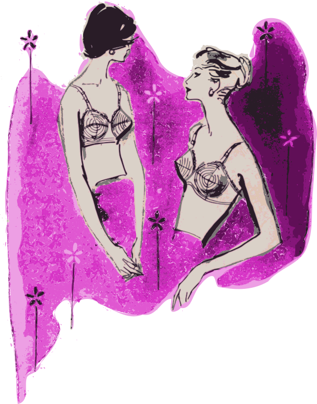 Ladies Bra, Bra, Purple Bra, Bra Image PNG Transparent Clipart