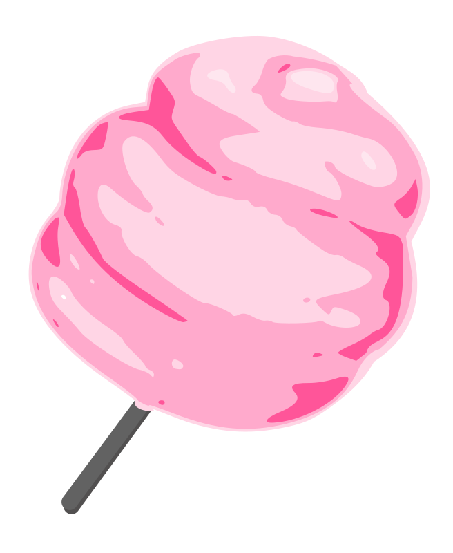 candy floss clipart