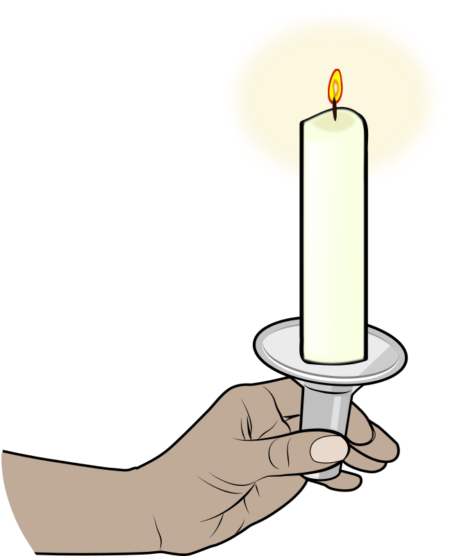 Hand with Candle