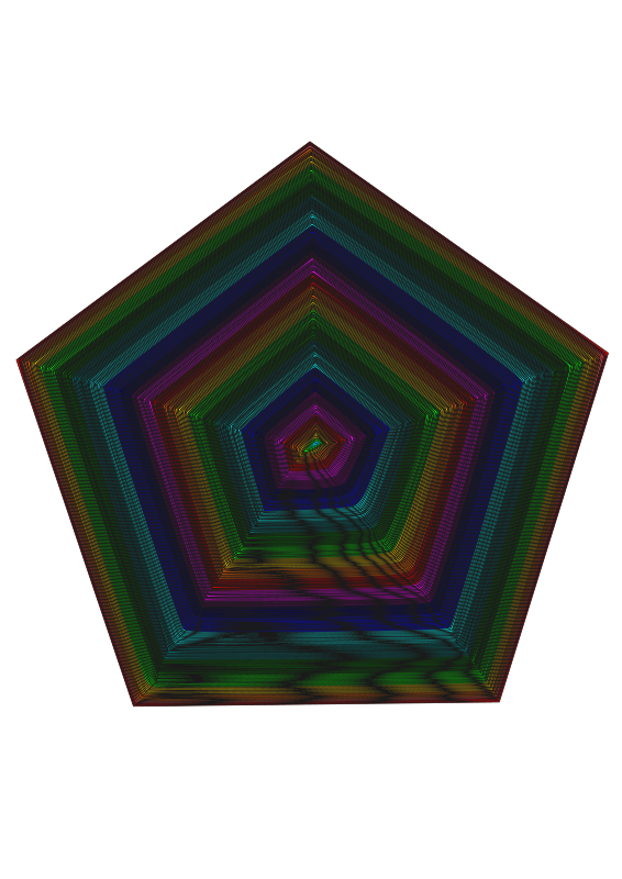 Colorful Pentagon