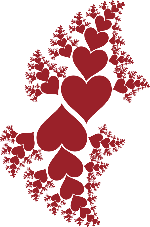 Fractal hearts
