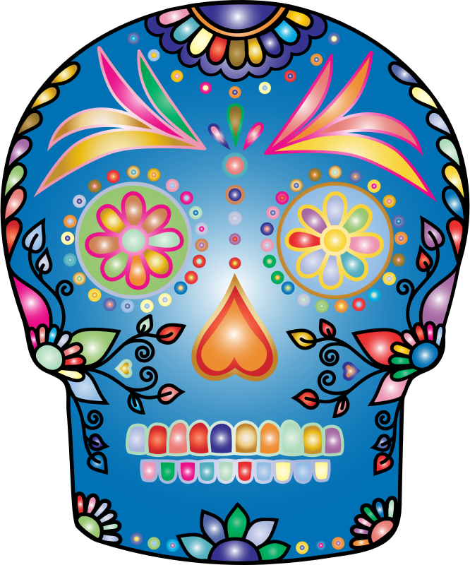 Sugar Skull By Vera Kratochvil Prismatic