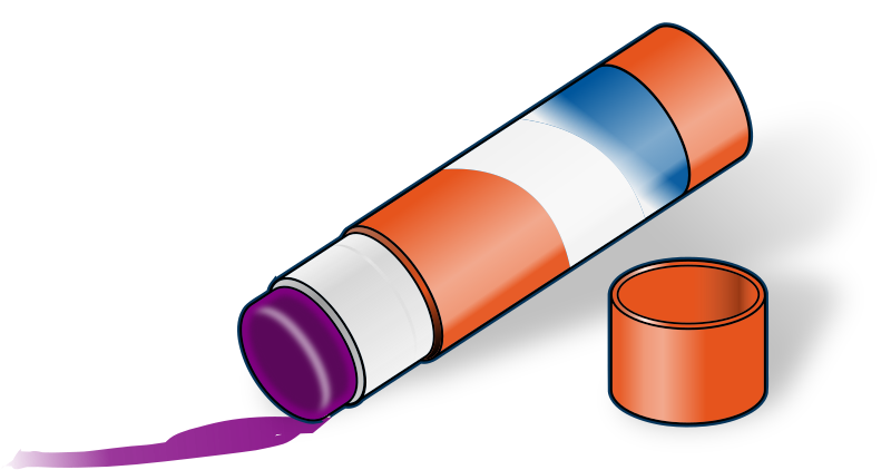 Purple Paste Tube