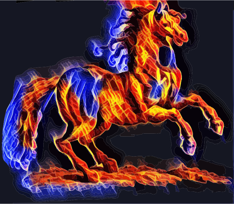 ice horse vs fire horse